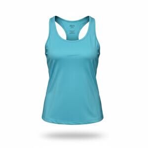 Zelos Girls Blue Racerback Athletic Tank Top Size S 7 8 Activewear